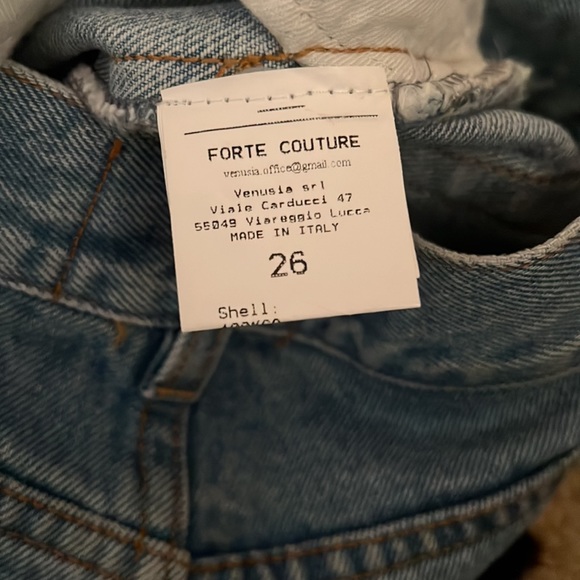 Forte Couture Jeans with Mink detail! - Picture 7 of 8